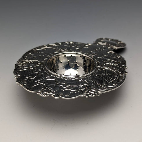 1900 British Antique Sterling Silver Tea Strainer 65g